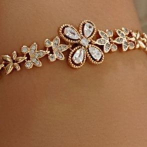 خرید و قیمت دستبند ژوپینگ طرح گل - Flower-design-Xuping-bracelet