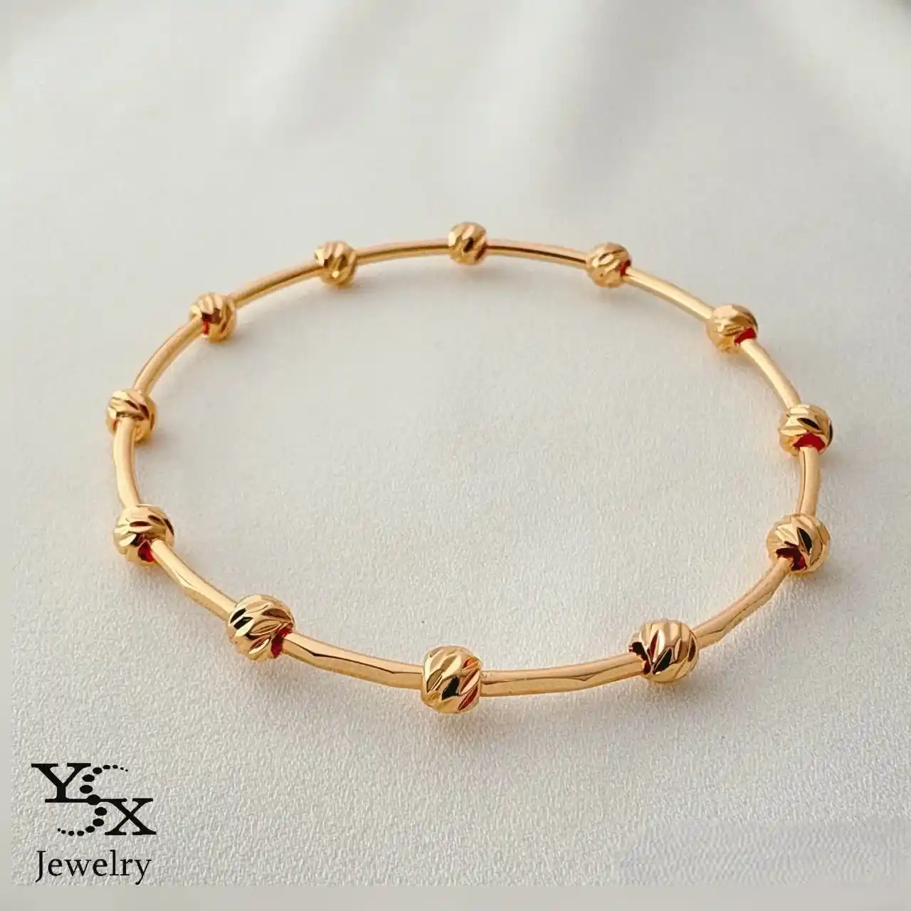 گردنبند طرح لوزی فول نگین (ژوپینگ)